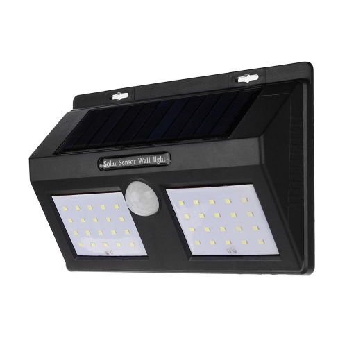 SolarSensor Napelemes mozgásérzékelős falilámpa (S40LED)