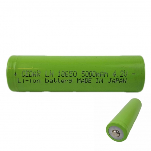 Cedar Lithium akkumulátor 4,2V  5000mAH (CEDAR LH 18650)