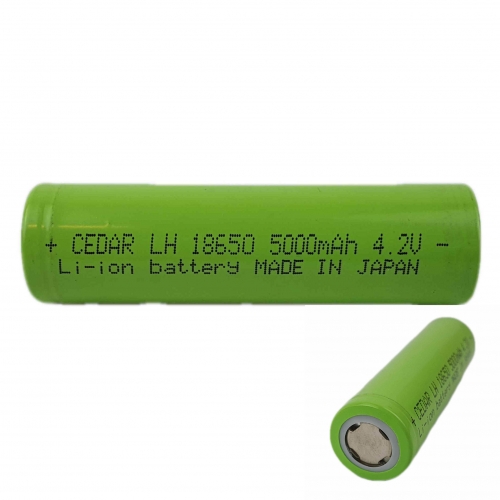 Cedar Lithium Forrasztható 4,2 v akkumulátor 5000mAH (CEDAR LH 18650)