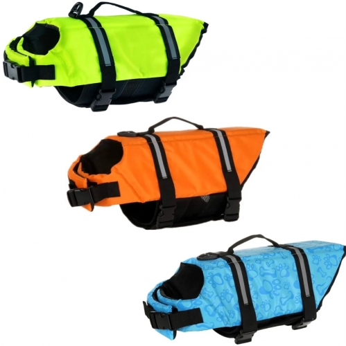 PRÉMIUM KISÁLLAT MENTŐ ÉS ÚSZÓMELLÉNY - KÉK,ZÖLD,NARANCS -L