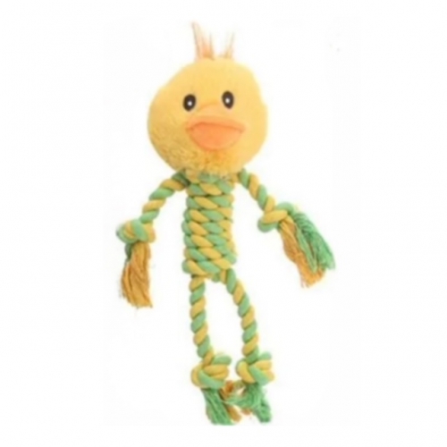 RÁGÓ KÖTÉL PLÜSS ÁLLATFIGURÁVAL-KACSA