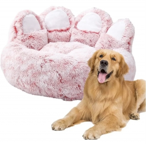 SZÖRMÉS KISÁLLAT FEKHELY - MANCSNYOM ALAKÚ - 60 CM