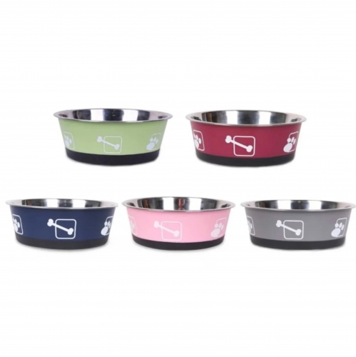 KISÁLLAT ROZSDAMENTES FÉM TÁL MŰANYAG BEVONATTAL - M