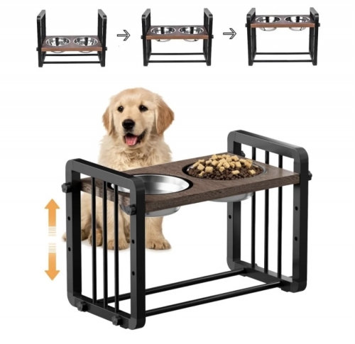 ÁLLÍTHATÓ MEGEMELT KISÁLLAT ETETŐ-ITATÓ KÉSZLET-KICSI