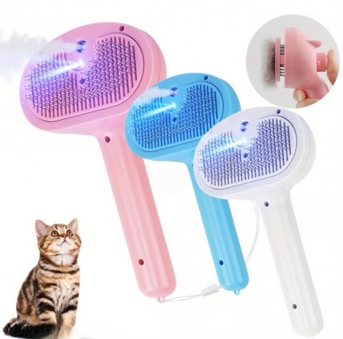 3 AZ 1-BEN KÉKFÉNYES GŐZÖLŐS MASSZÁZSKEFE-SZŐRTOLÓ FUNKCIÓVAL