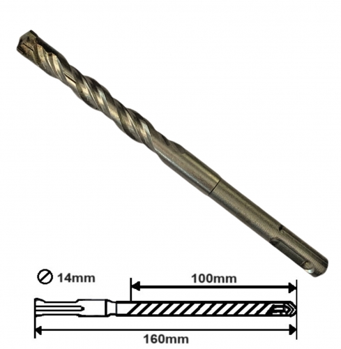 BETON FÚRÓSZÁR 160/100x14mm 