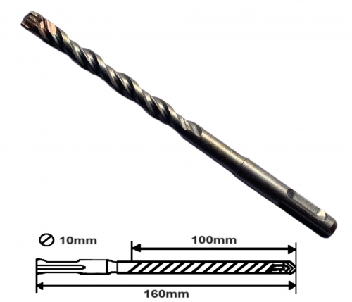 BETON FÚRÓSZÁR 160/100x10mm 