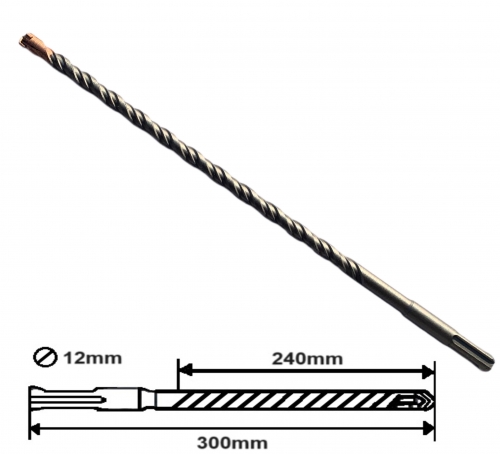 BETON FÚRÓSZÁR 300/240x12mm 