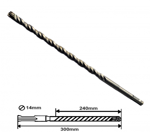 BETON FÚRÓSZÁR 300/240x14mm 