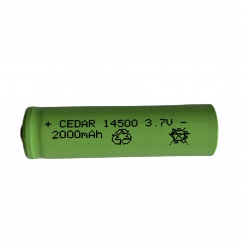 Cedar Litium Akkumulátor 3,7V - 2000mAh - 14500