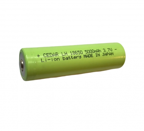 Cedar Lítium Akkumulátor 3,7V - 5000mAh - LH 18650