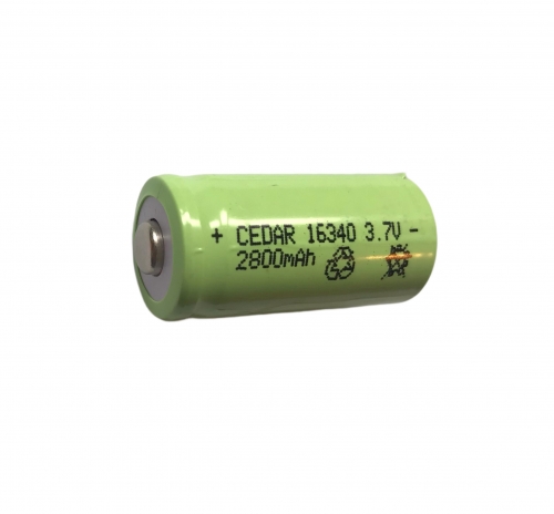 Cedar 16340 Akkumulátor 3,7V - 2800mAh