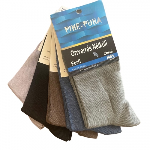 FÉRFI ZOKNI  39-42  - 5  PÁR