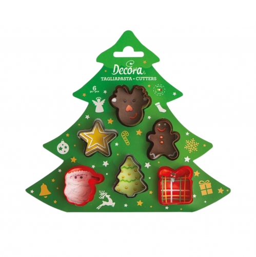 6 DB KARÁCSONYI SÜTEMÉNYKISZÚRÓ SZETT