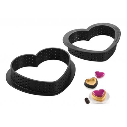 6 DARABOS  TARTE SÜTEMÉNYFORMA - SZÍV