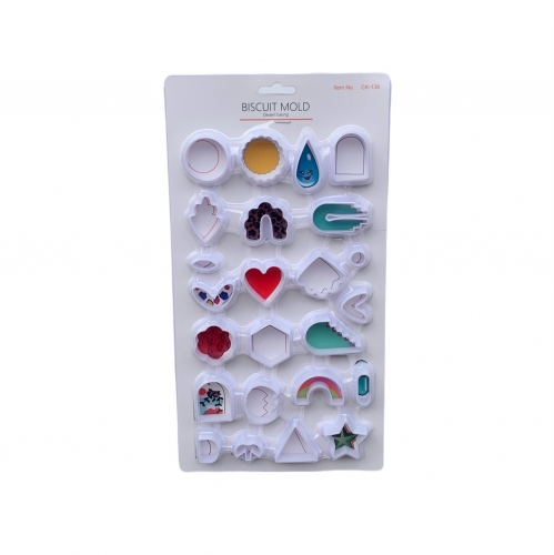 24 DB MŰANYAG SÜTEMÉNYKISZÚRÓ - VEGYES MINTÁZAT