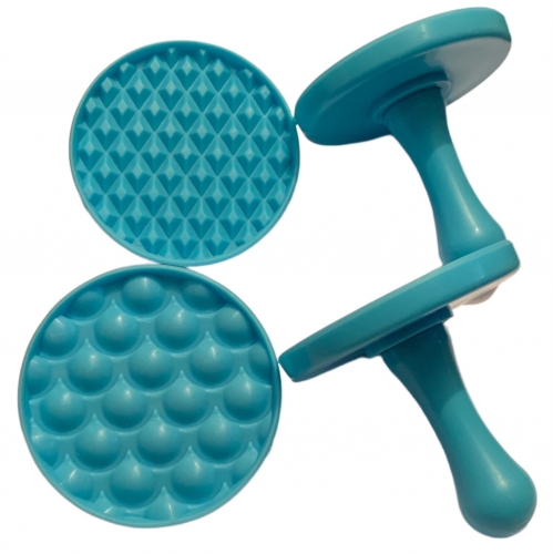 2 DB KEKSZPECSÉT SZETT - PIKKELY ÉS ROMBUSZ