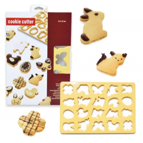 SÜTI, TÉSZTAKISZÚRÓ RÁCS - ÁLLAT FORMÁK