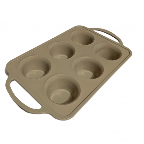 MEREV  SZÉLŰ SZILIKON SÜTŐFORMA - 6 MUFFIN 