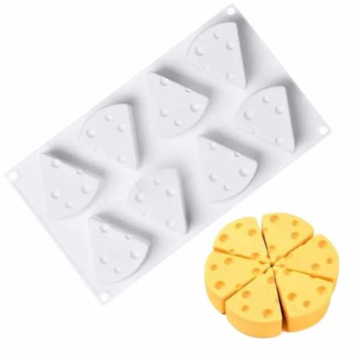 SZILIKON FORMA - 8 SAJT SZELET