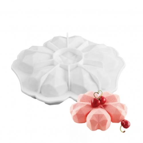 SZILIKON FORMA, MOUSSE - GYÉMÁNT SZÍVEK