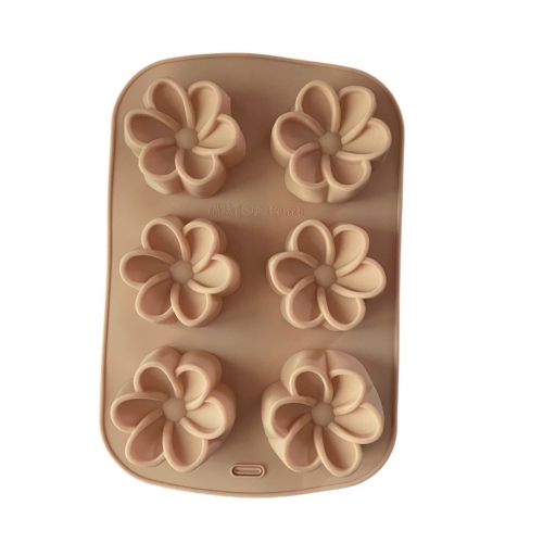 SZILIKON FORMA - 6 HOMORÚ VIRÁG