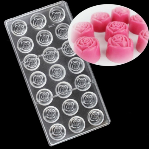 POLIKARBONÁT BONBON FORMA - RÓZSA