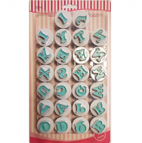 26 DARABOS FONDANT BETŰ KISZÚRÓ - ABC