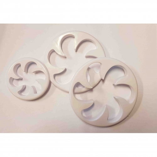 3 RÉSZES FONDANT KISZÚRÓ - SZÉLFORGÓ