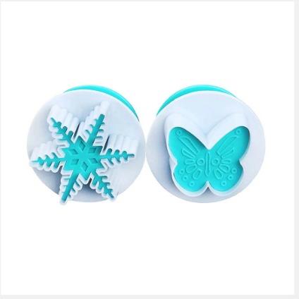 2 RÉSZES FONDANT KISZÚRÓ - PILLANGÓ, HÓPIHE