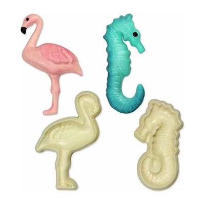 2 DARABOS FONDANT KISZÚRÓ - CSIKÓHAL, FLAMINGÓ