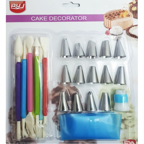 24 DARABOS TORTADÍSZÍTŐ SZETT