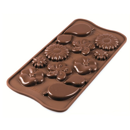 SZILIKON CSOKIÖNTŐ FORMA - VIRÁGOSKERT