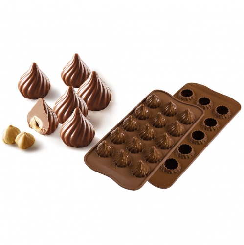 SZILIKON CSOKIÖNTŐ FORMA - HABCSÓK