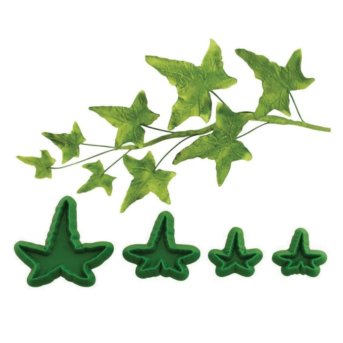 4 DARABOS FONDANT MINTÁZÓ - BOROSTYÁN 
