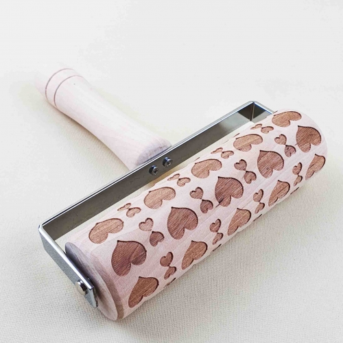 MINTÁS NYÚJTÓFA, TÉSZTA MINTÁZÓ  - SZIVEK