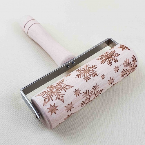 MINTÁS NYÚJTÓFA, TÉSZTA MINTÁZÓ - HÓPELYHEK