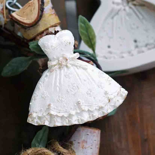 SZILIKON FONDANT MINTÁZÓ - KIRÁLYLÁNY RUHA