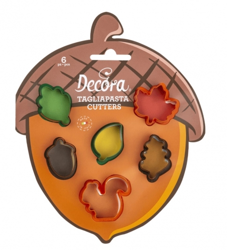 SÜTEMÉNYKISZÚRÓ LAPON - 6 DB ŐSZI FORMÁK