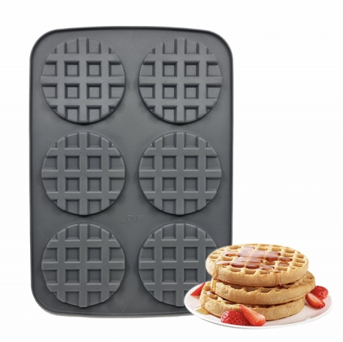 6 RÉSZES SZILIKON FORMA - GOFRI, TALLÉR