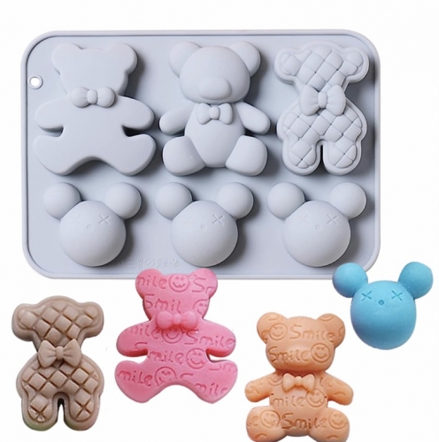 SZILIKON FORMA -MACKÓ, EGÉRFEJ