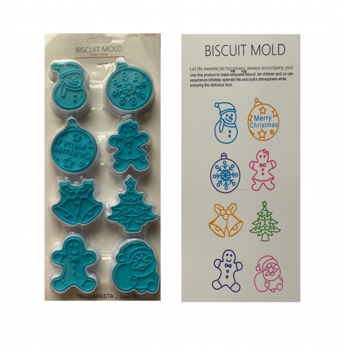 8 DB SÜTEMÉNY KISZÚRÓ ÉS NYOMDA - KARÁCSONY