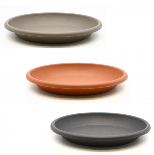 KEREK MŰANYAG CSERÉPALÁTÉT - 12 CM