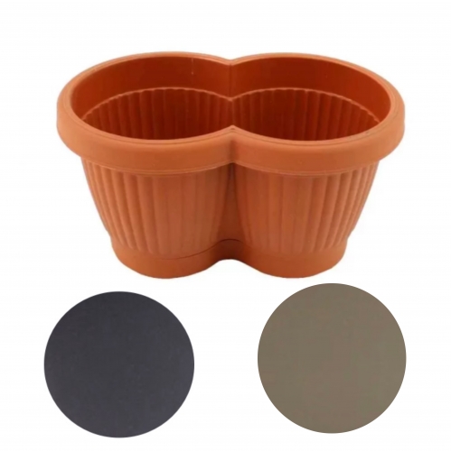 BORDÁS BALKONLÁDA ALÁTÉTTEL - 60 CM