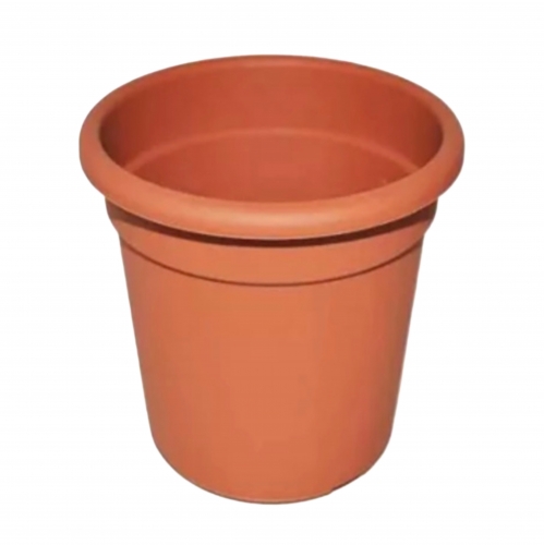 KEREK MŰANYAG ÜLTETŐ VIRÁG CSERÉP - 12 CM