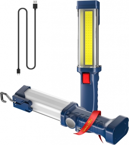 COB LEDES AKKUMULÁTOROS SZERELŐLÁMPA 