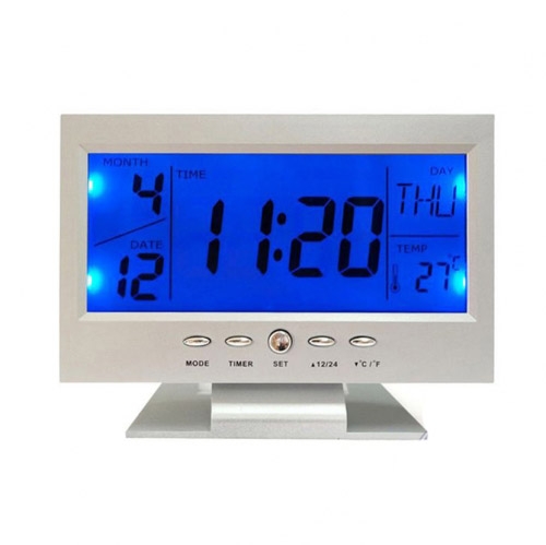 Kadio hangvezérléses ébresztőóra KD1819