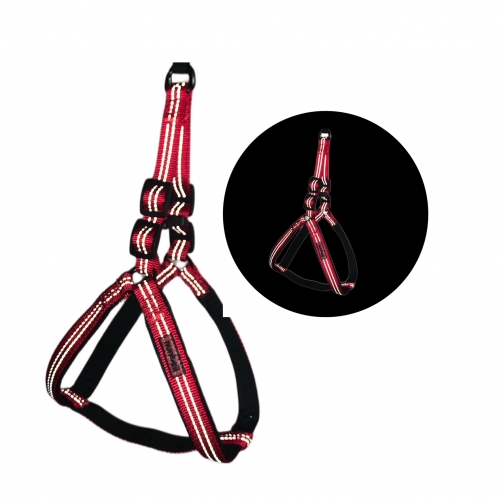 FÉNYVISSZAVERŐ KUTYAHÁM -S - piros